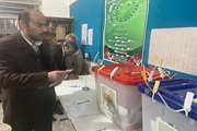 گزارش تصویری از حضور مدیر کل و کارکنان دامپزشکی استان در انتخابات 