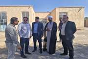 بازدید مسئول دفتر نمایندگی ولی فقیه، مسئولان امور اداری و امور شهرستان‌های اداره کل دامپزشکی استان کرمان از بخش شهداد