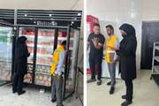 بازدید مشترک کارشناسان اداره دامپزشکی و مرکز بهداشت از مراکز عرضه و رستوران های شهرستان نرماشیر 