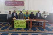 گزارش تصویری - استقرار میز خدمت اداره دامپزشکی شهرستان نرماشیر ویژه عید سعید قربان در محل نماز جمعه 
