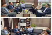 دیدار مدیر کل دامپزشکی استان با مدیر کل امور اقتصادی و دارایی استان کرمان