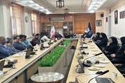 برگزاری نشست با رئیس سازمان بسیج ادارات و کارمندان سپاه ثارالله در اداره کل دامپزشکی استان کرمان