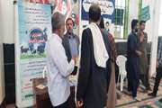برگزاری میز ارتباطات مردمی اداره دامپزشکی شهرستان ریگان در نماز جمعه 