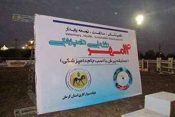 گزارش تصویری: برگزاری مسابقات پرش با اسب جام دامپزشکی
