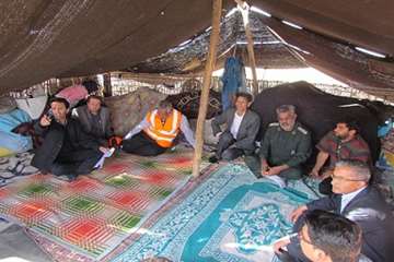 گزارش تصویری برگزاری مانور پدافند غیر عامل در شهرستان بردسیر و به میزبانی اداره دامپزشکی شهرستان  بر