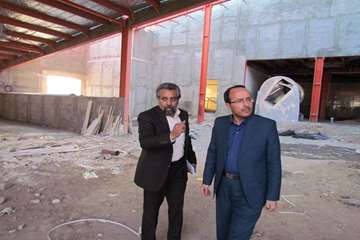 گزارش تصویری: بازدید ریاست سازمان دامپزشکی و مدیر کل دامپزشکی استان کرمان از کشتارگاه در حال احداث ج