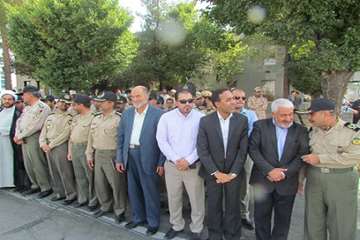 گزارش تصویری : حضور مدیر کل  و مسئول روابط عمومی اداره کل دامپزشکی استان کرمان در مراسم استقبال از ش
