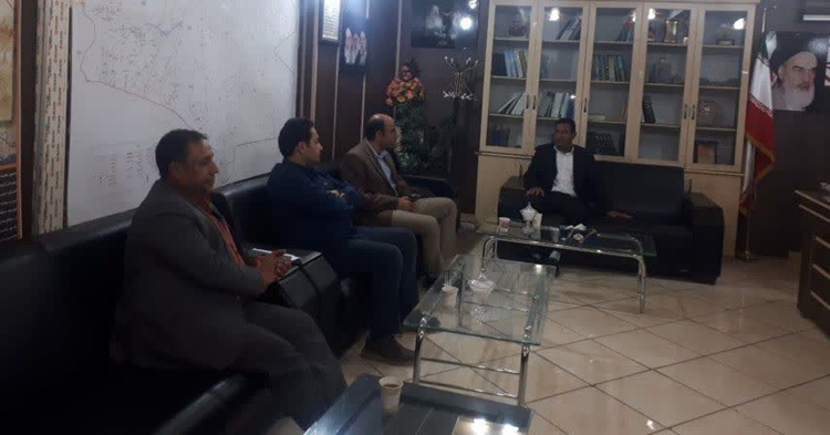 دیدار مدیر کل دامپزشکی استان کرمان با فرماندار شهرستان ریگان