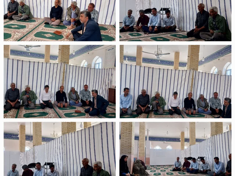 برگزاری جلسه آموزشی توجیهی با دامداران بخش دهبکری بم در خصوص پیشگیری از بروز بیماری تب برفکی