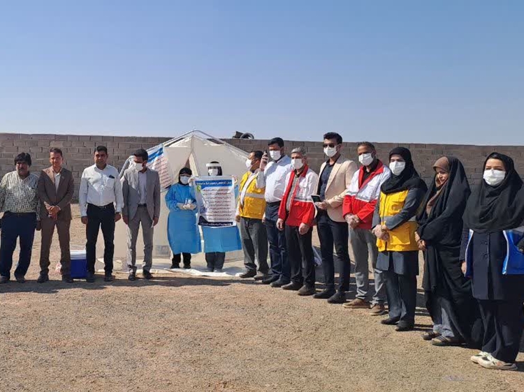 برگزاری مانور آنفولانزای فوق حاد پرندگان در شهرستان گنبکی