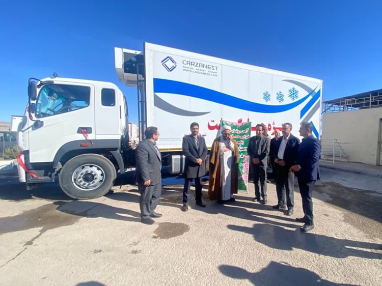 نوسازی خودرو حمل گوشت کشتارگاه دام شهرستان بردسیر 